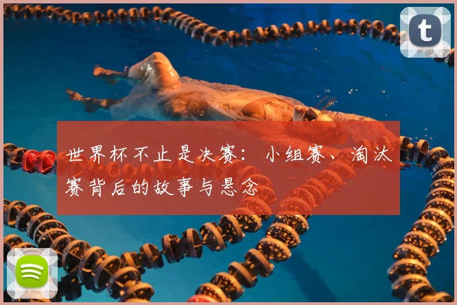 世界杯不止是决赛：小组赛、淘汰赛背后的故事与悬念